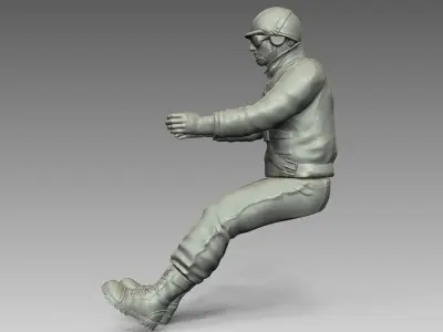 Car Driver Pilot Improved 3D print model