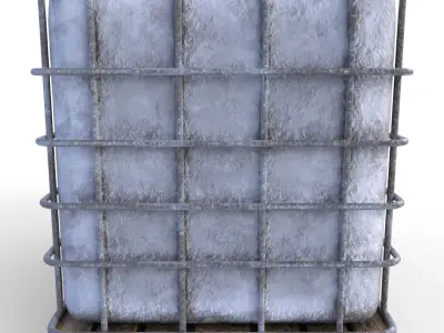 IBC Container 4 Low-poly 3D model