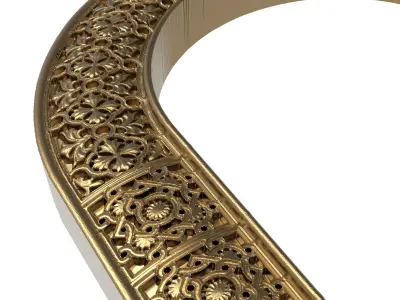 carved frame 3D model 32