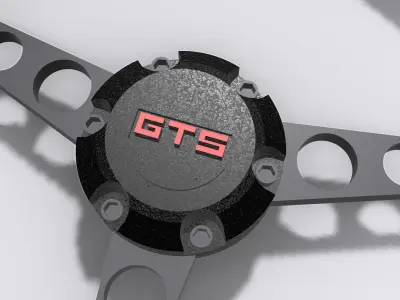 Holden HQ GTS Steering Wheel 3D print model