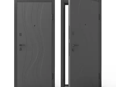 Norse Door 3D model