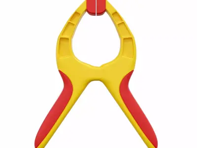 Plastic Clamps 3D model