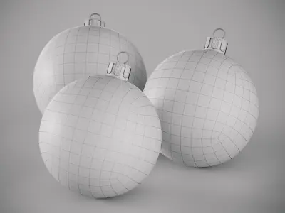Illustrated Christmas Toys 3D model
