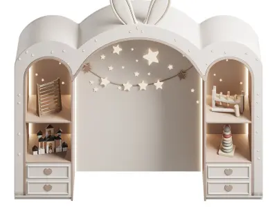 Kids wall panel 18 3D model