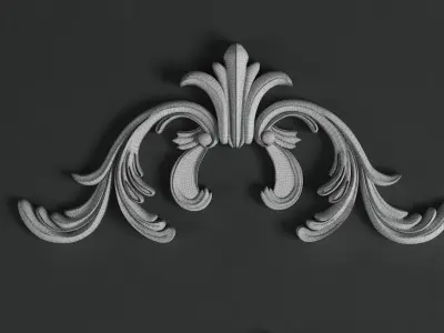 Ornament Coins Set 3D model