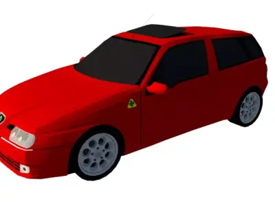 ALFA ROMEO 145 20 TI 2000 Low-poly 3D model