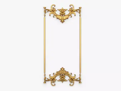Classic decor ornament 116 3D model