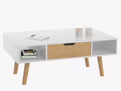Coffee Table Set 04 3D model