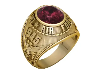 AIR 1945 WORD RING 3D PRINTABLE MODEL  3D print model