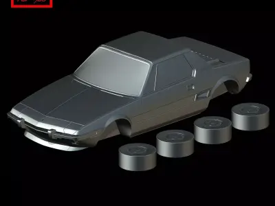 Fiat X1-9 Bertone 1972-1989 3D print model