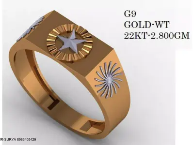 Turkish Plane Rings-96 Check Description 3D print model