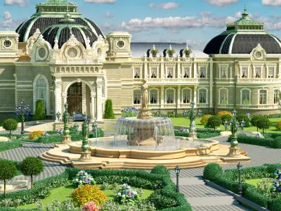 Street light Landscape Lamp 3D model