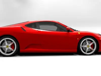 FERRARI F430 Low-poly 3D model