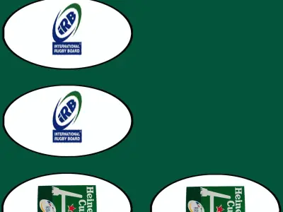 rugby ball Low-poly 3D model