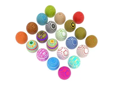Easter Eggs Collection 3D model