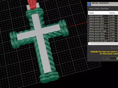 cross 3D print model 18