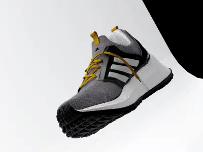 Adidas ULTRABOOST concept running shoe 3D model