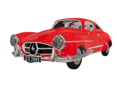 Mercedes Benz 300 SL Low-poly 3D model