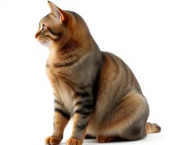 Realistic Domestic Cat Model Pack Low-poly 3D model