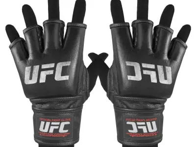 UFC Official Fight Glove Low-poly 3D model