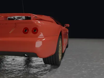 Lotus Esprit V8 supercar 3D model