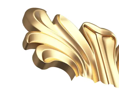 Carved Corbel 01 Low-poly 3D model