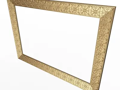 Classic Frame 025 Low-poly 3D model
