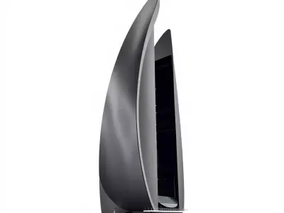 Elegant Silver Skyscraper model pack Low-poly 3D model