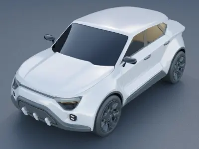 Generic SUV concept 3D model