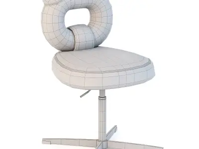 Luxury Dresser Chair 3D model