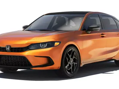 Honda Civic sedan 2022 3D model