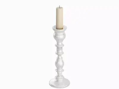 Elegant Candlestick 03 Low-poly 3D model