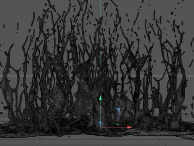 Paint Splash Animated 3D model