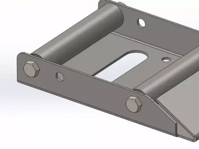 Motorcycle Tire Wheel Cleaning Stand 3D model