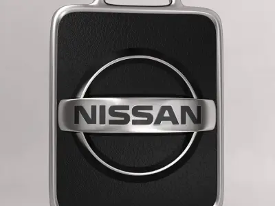 Nissan car logo keychain 3d model  3D model