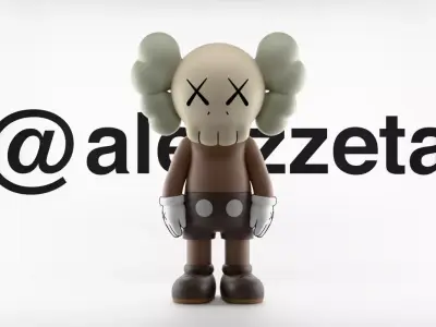 Kaws Chibi Companion Textured Low-poly 3D model