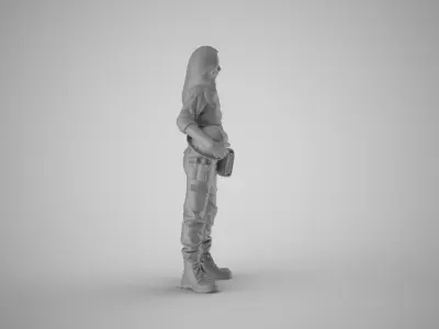 Civil Engineer Woman 3D print model