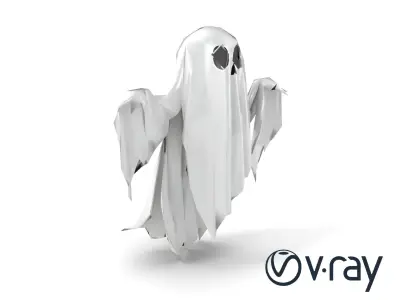 Translucent Ghost Character model pack Low-poly 3D model