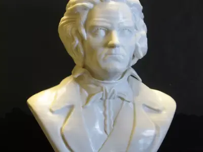bethoven bust 3D print model