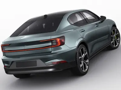 Polestar 2 2020 3D model
