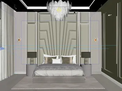 Modern Bedroom 3D model order