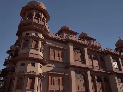 Mohatta Palace Museum 3D Model by zambeelstudios 3D model
