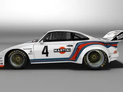 Porsche 935 Baby 1976  3D model