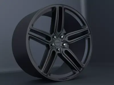 Vossen Wheel HF1 printable 3D print model