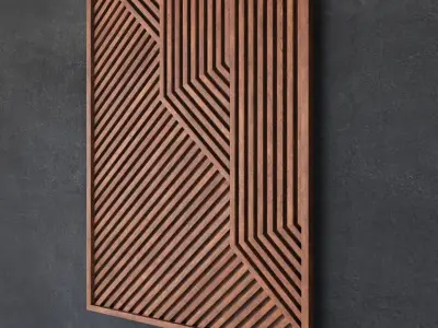 Wall Art Design 04 3D model