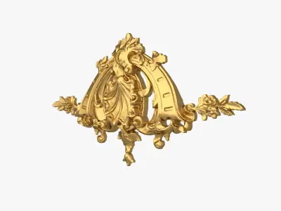 Classic decor ornament 216 3D model