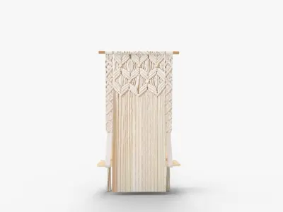 Macrame Wall Hanging 3D model