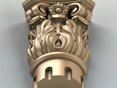 Column Capital 005 3D model