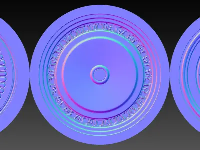 Ceiling Hard Surface for Substance Painter Low-poly 3D model