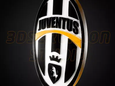 Juventus logo -  Cinematic - 3D print 3D model